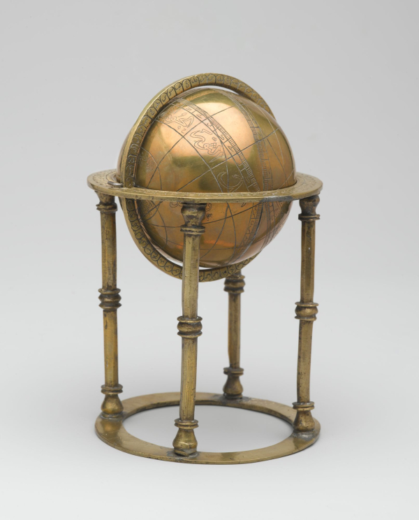 Celestial Sphere with Stand, Possibly Iran, 18th century. 