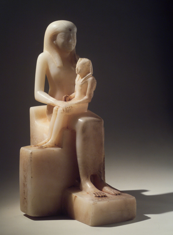 Statuette of Queen Ankhnes-meryre II and Her Son, Pepy II