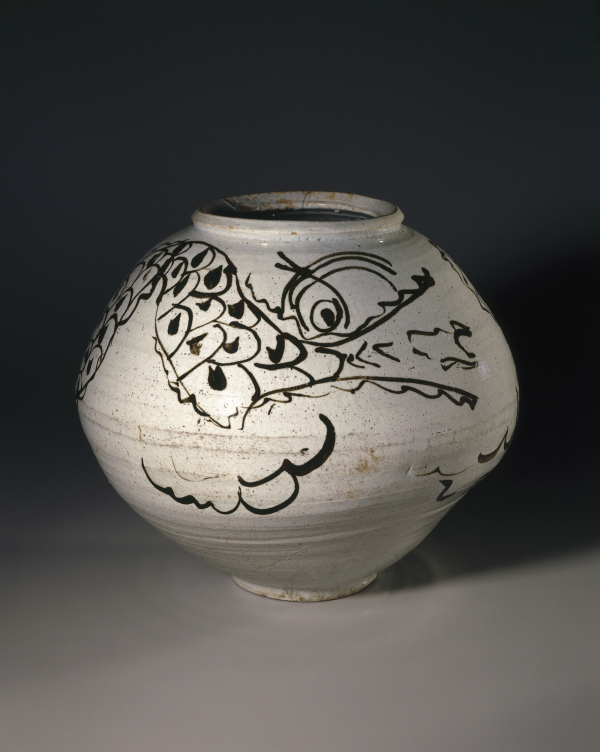 Korea: Jar with Dragon Decoration