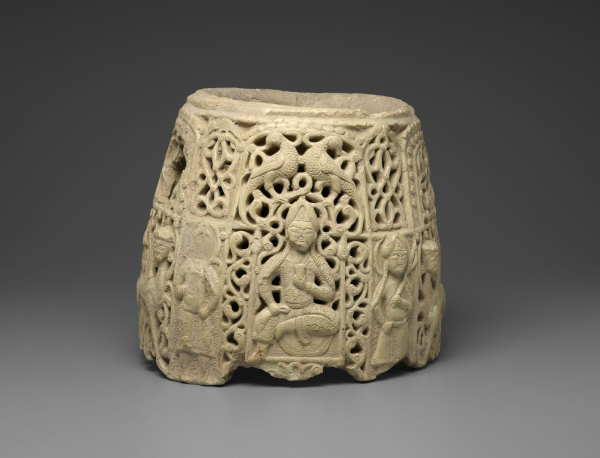 Water Cooling Jug, Iraq, Syria, or Turkey (Jazira region), Seljuk period, late 12th–early 13th century. 